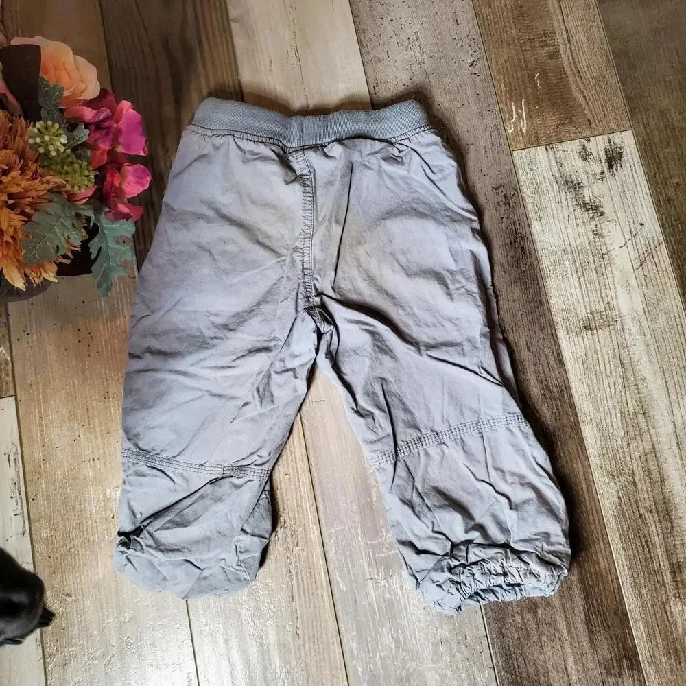Naartjie Kids 100% Cotton Gray Toddler Boy Joggers Size 18-24m GUC